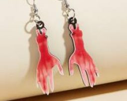 Halloween Design Drop Earrings