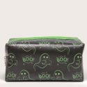 Halloween Ghost Square Makeup Bag