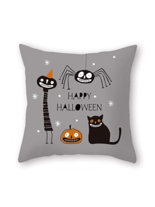 Halloween Pattern Cushion Cover Without Filler