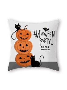 Halloween Pattern Cushion Cover Without Filler