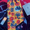 Halloween Print Knotted Front Sleep Pants