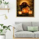 Halloween Pumpkin DIY Diamond Unframed Painting