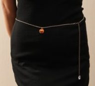 Halloween Pumpkin Decor Chain Belt