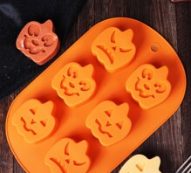 Halloween Pumpkin Design Silicone Mold