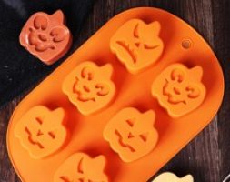 Halloween Pumpkin Design Silicone Mold