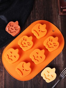 Halloween Pumpkin Design Silicone Mold