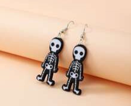 Halloween Skeleton Drop Earrings
