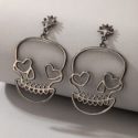 Halloween Skull Decor Drop Earrings