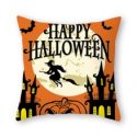 Halloween Slogan Graphic Cushion Cover Without Filler