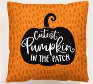 Halloween Slogan Graphic Cushion Cover Without Filler