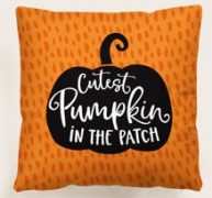 Halloween Slogan Graphic Cushion Cover Without Filler
