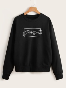 Hand Graphic Sweatshirt