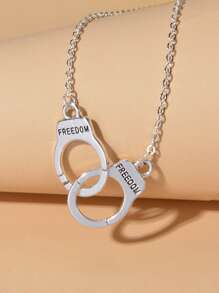 Handcuffs Charm Necklace