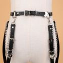 Heart Decor Buckle Belt & Pants Chain