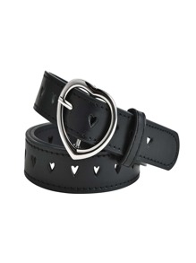 Heart Decor Buckle Belt