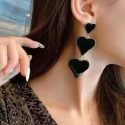 Heart Drop Earrings