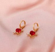 Heart Drop Earrings