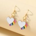 Heart Drop Earrings