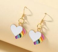 Heart Drop Earrings
