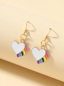 Heart Drop Earrings