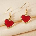 Heart Drop Earrings