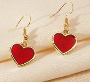 Heart Drop Earrings