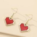 Heart Drop Earrings