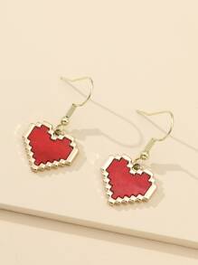 Heart Drop Earrings