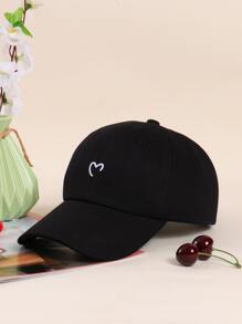 Heart Embroidery Baseball Cap