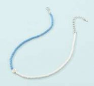 Heart Graphic Beaded Necklace