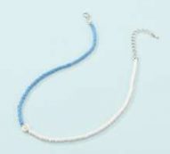 Heart Graphic Beaded Necklace