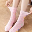 Heart Pattern Crew Socks