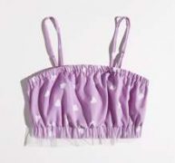 Heart Print Crop Cami