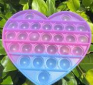 Heart Shaped Push Pop Bubble