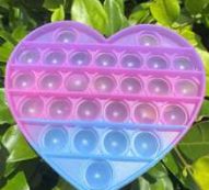 Heart Shaped Push Pop Bubble