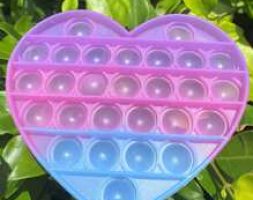 Heart Shaped Push Pop Bubble