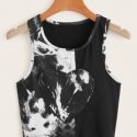 Heart & Tie Dye Tank Top