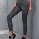 Heather Knit Capris Leggings