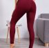 High Stretch Criss Cross Back Solid Sports Leggings