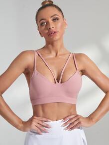 High Support Absorbs Sweat Breathable Softness Sports Bra