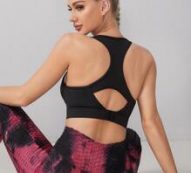 High Support Softness Solid Sports Bra