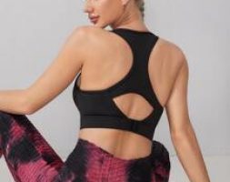 High Support Softness Solid Sports Bra