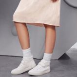 High Top Velcro Strap Skate Shoes