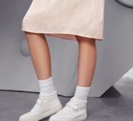 High Top Velcro Strap Skate Shoes