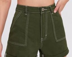 High Waist Denim Shorts