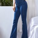 High Waist Flare Leg Jeans