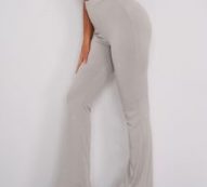 High Waist Flare Leg Pants