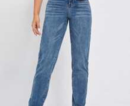 High Waist Mom Fit Jeans