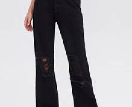 High Waist Ripped Jeans