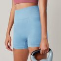 High Waist Seamless Sports Shorts